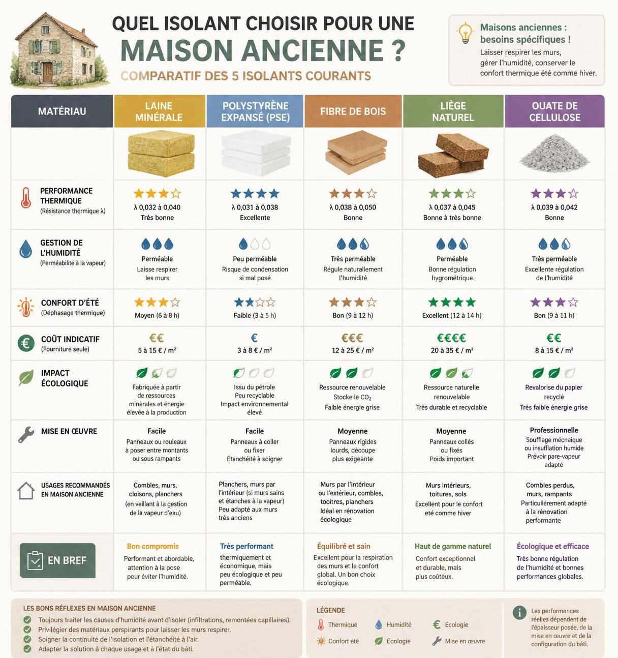 découvrez le meilleur isolant thermique pour maison ancienne et améliorez votre confort tout en réalisant des économies d'énergie. conseils et solutions adaptées à votre logement.