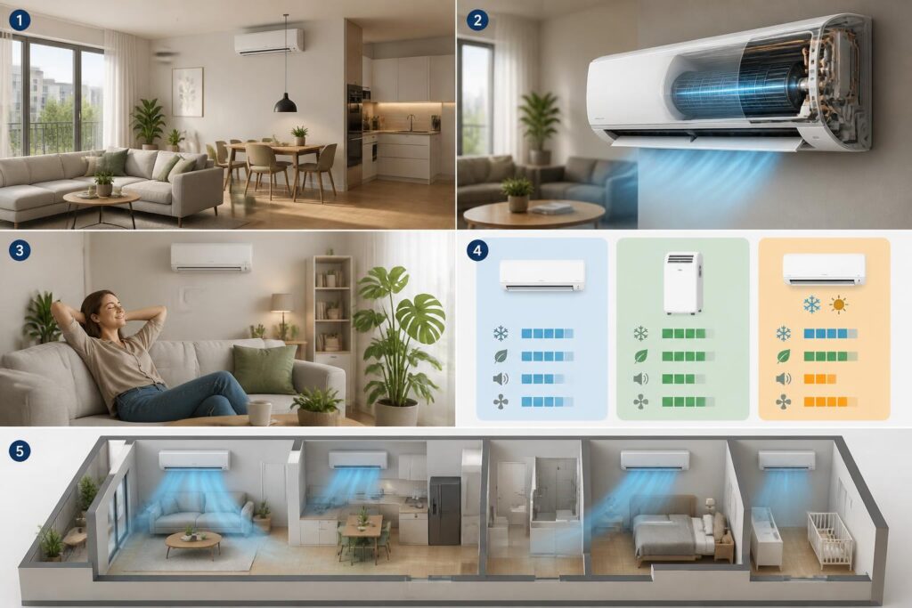 découvrez la meilleure climatisation adaptée pour un appartement de 60m2, alliant performance, efficacité énergétique et confort optimal tout au long de l'année.