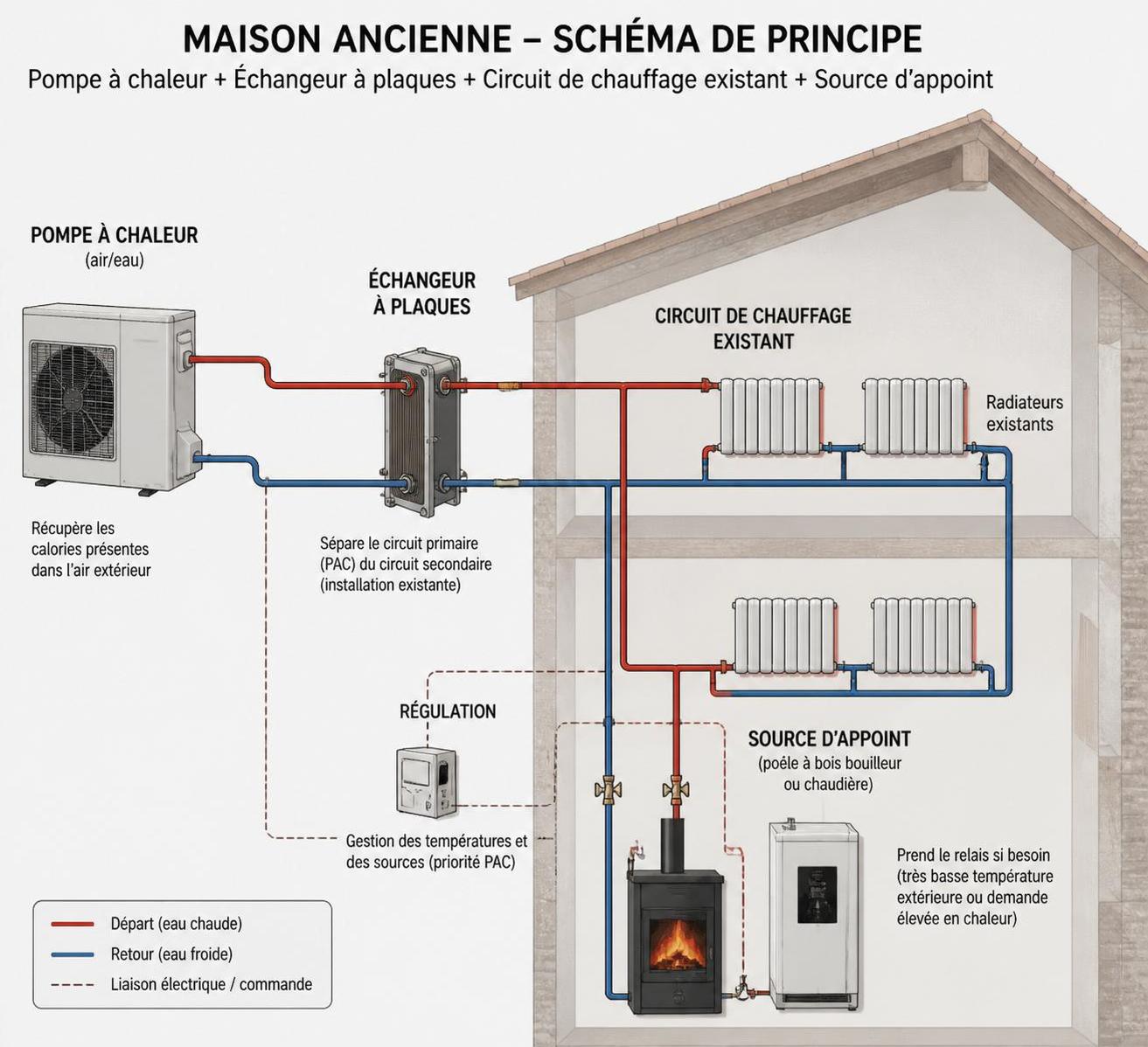 découvrez une pompe à chaleur rentable et efficace spécialement conçue pour les maisons anciennes, alliant économies d'énergie et confort durable.