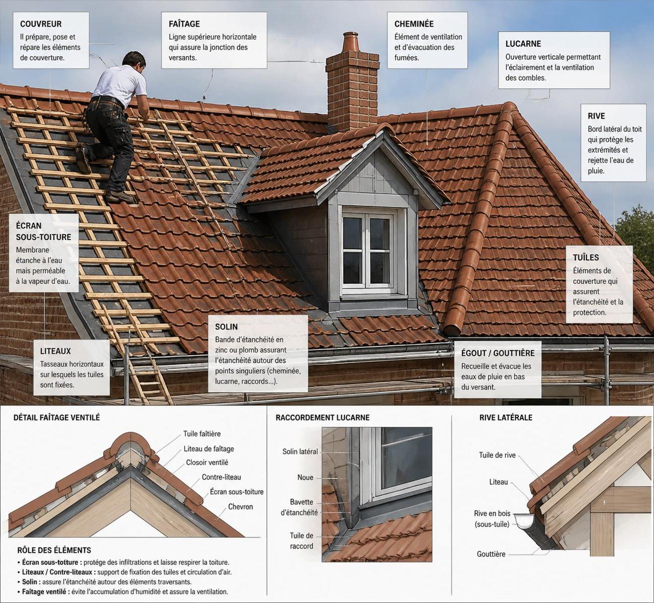 découvrez le prix du remplacement de toiture en tuile au m², guide complet pour estimer vos travaux de rénovation de toiture efficacement.
