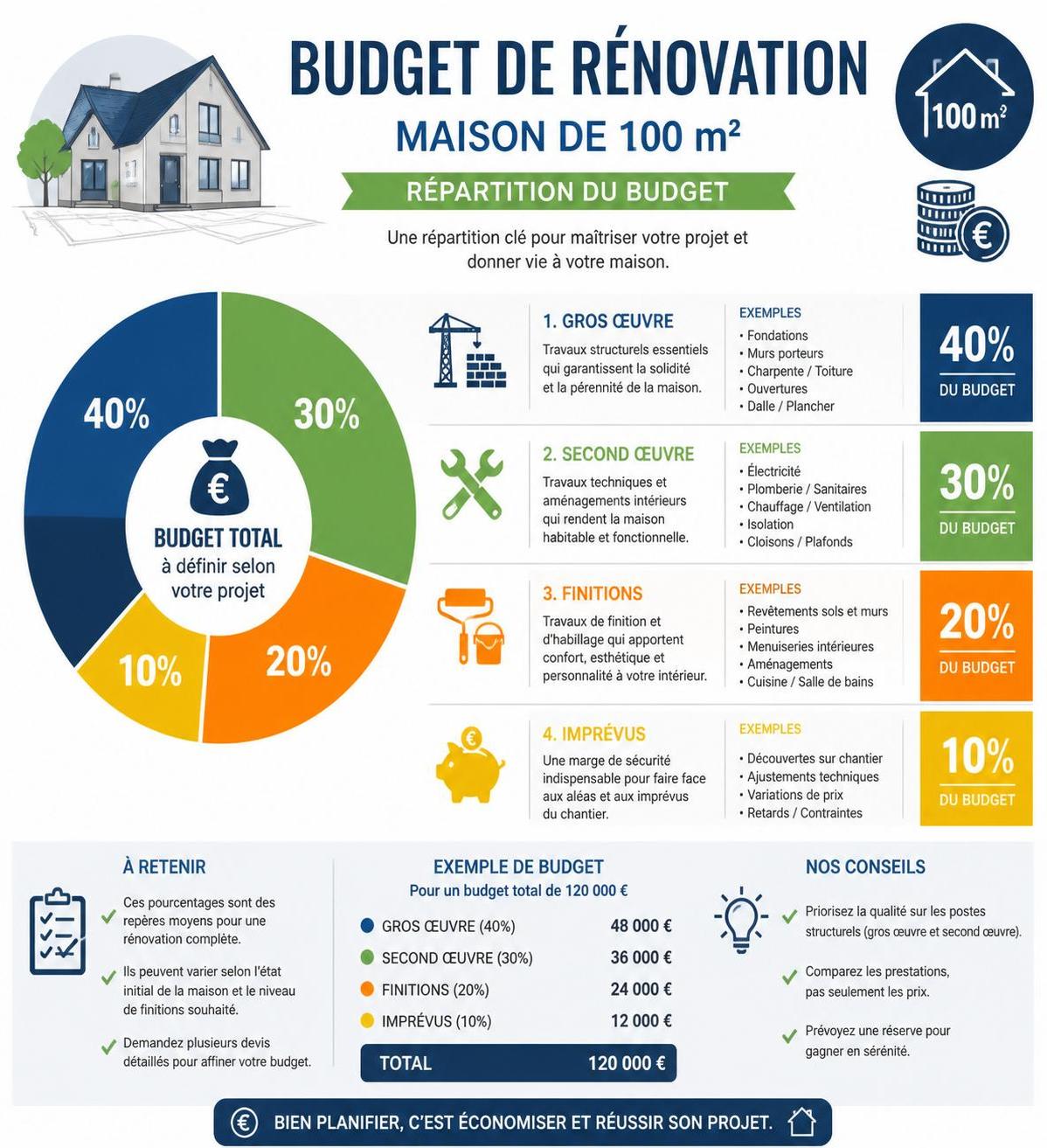découvrez quel budget prévoir pour rénover une maison de 100m2 en 2026. conseils, coûts estimatifs et astuces pour bien planifier vos travaux de rénovation.