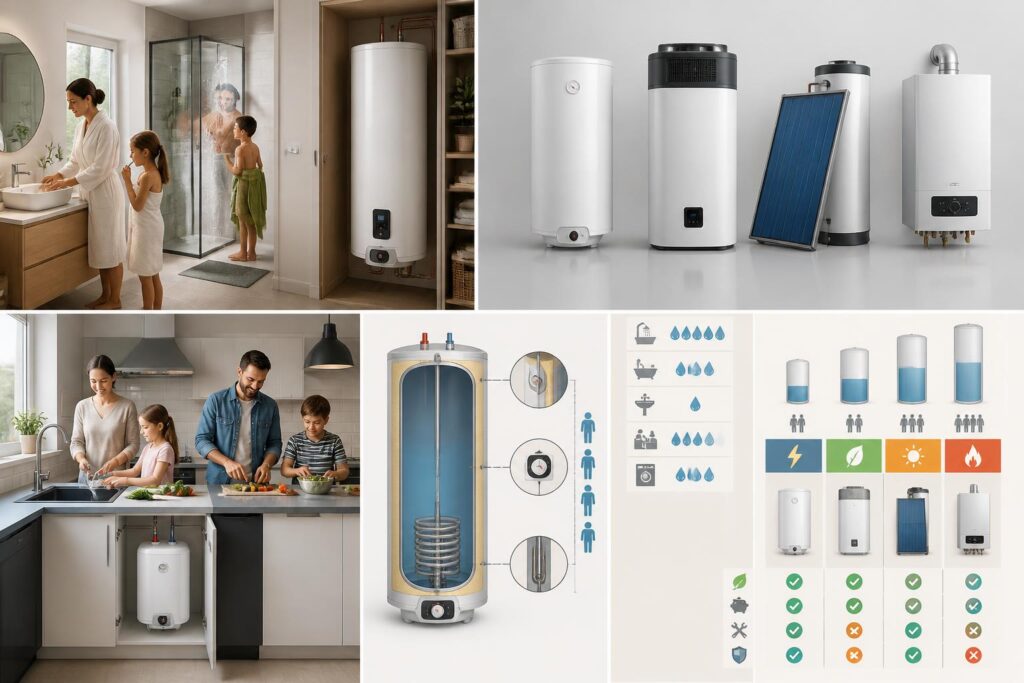 découvrez quel chauffe-eau est le plus adapté pour une famille de 4 personnes afin d'assurer confort, efficacité et économie d'énergie.