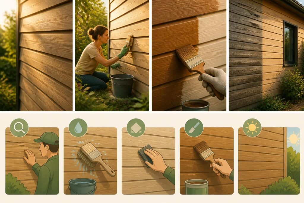conseils et techniques pour l'entretien du bardage bois extérieur afin de préserver sa beauté et sa durabilité face aux intempéries.