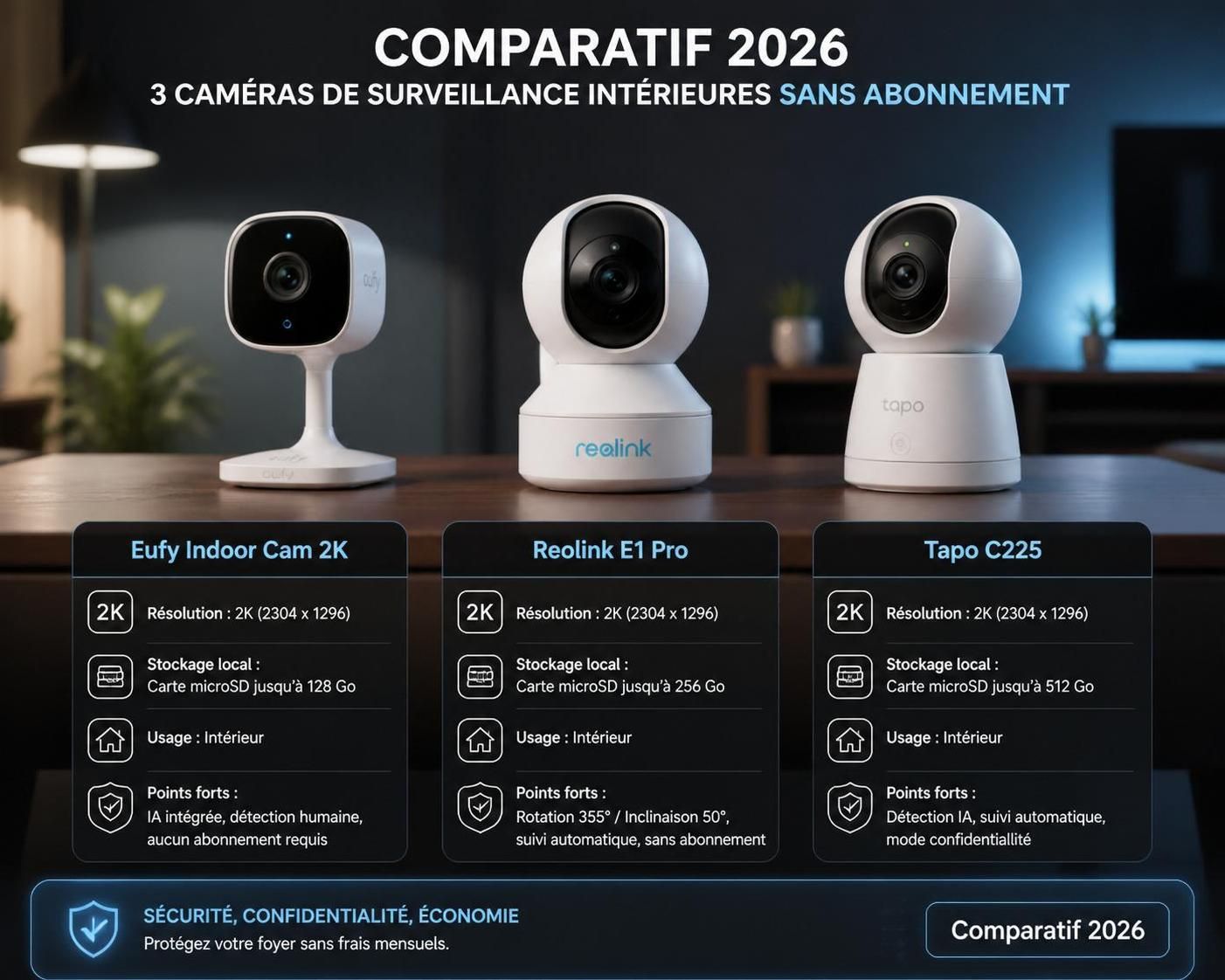 découvrez notre avis détaillé sur les caméras de surveillance sans abonnement : avantages, fonctionnalités et conseils pour bien choisir votre équipement de sécurité.