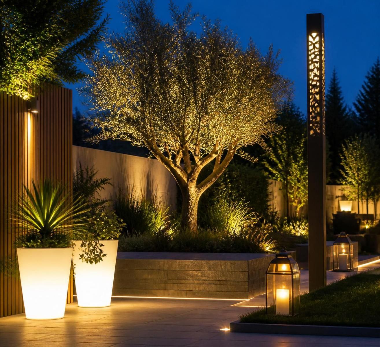 découvrez nos conseils pratiques pour éclairer un jardin moderne et créer une ambiance chaleureuse et contemporaine en toute simplicité.
