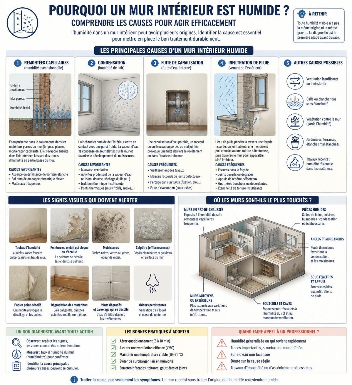 découvrez comment isoler efficacement un mur intérieur humide pour préserver votre maison de l'humidité et améliorer son confort thermique.