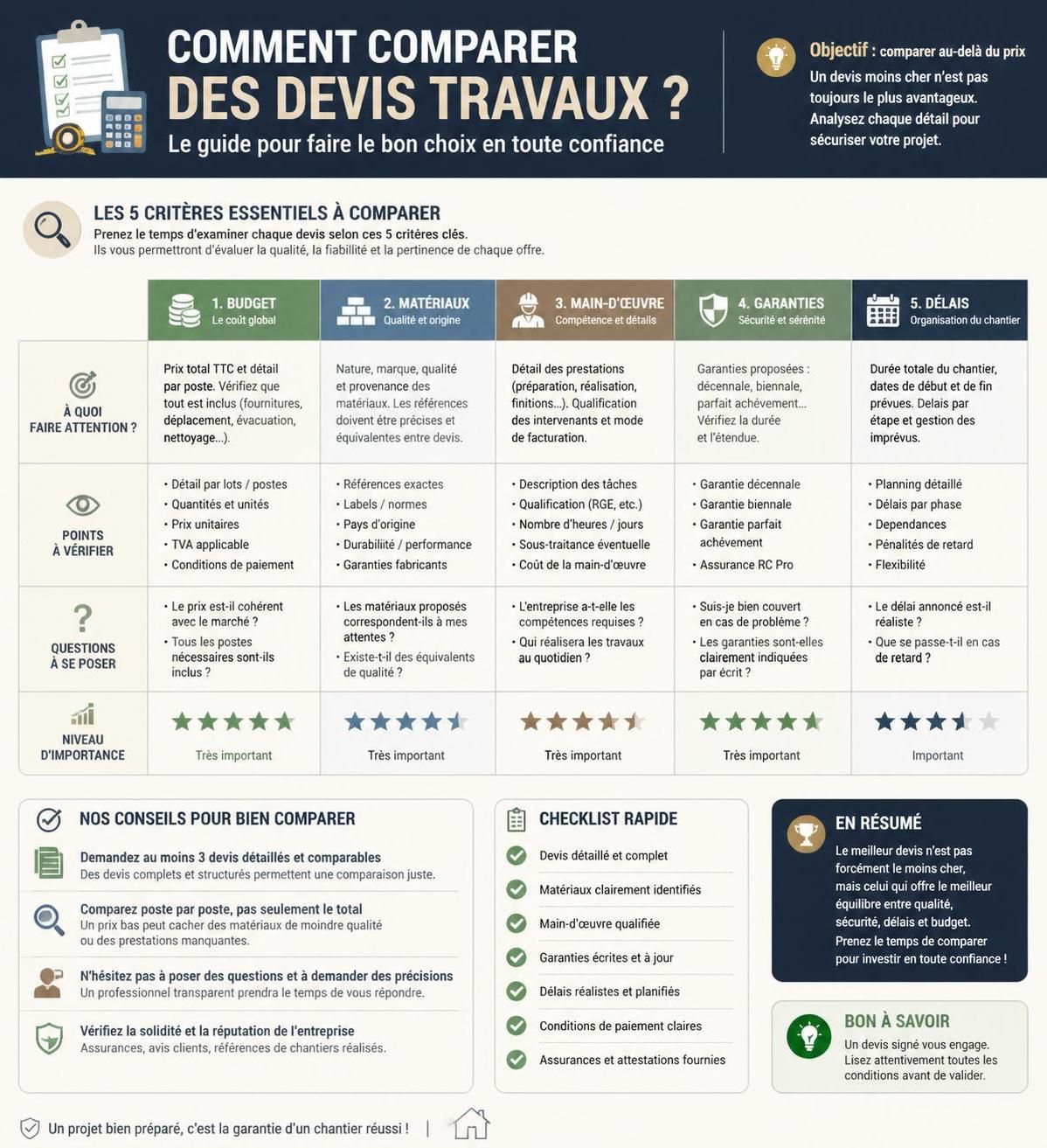 découvrez des astuces pratiques et efficaces pour réduire le coût de vos travaux tout en garantissant la qualité et la durabilité.