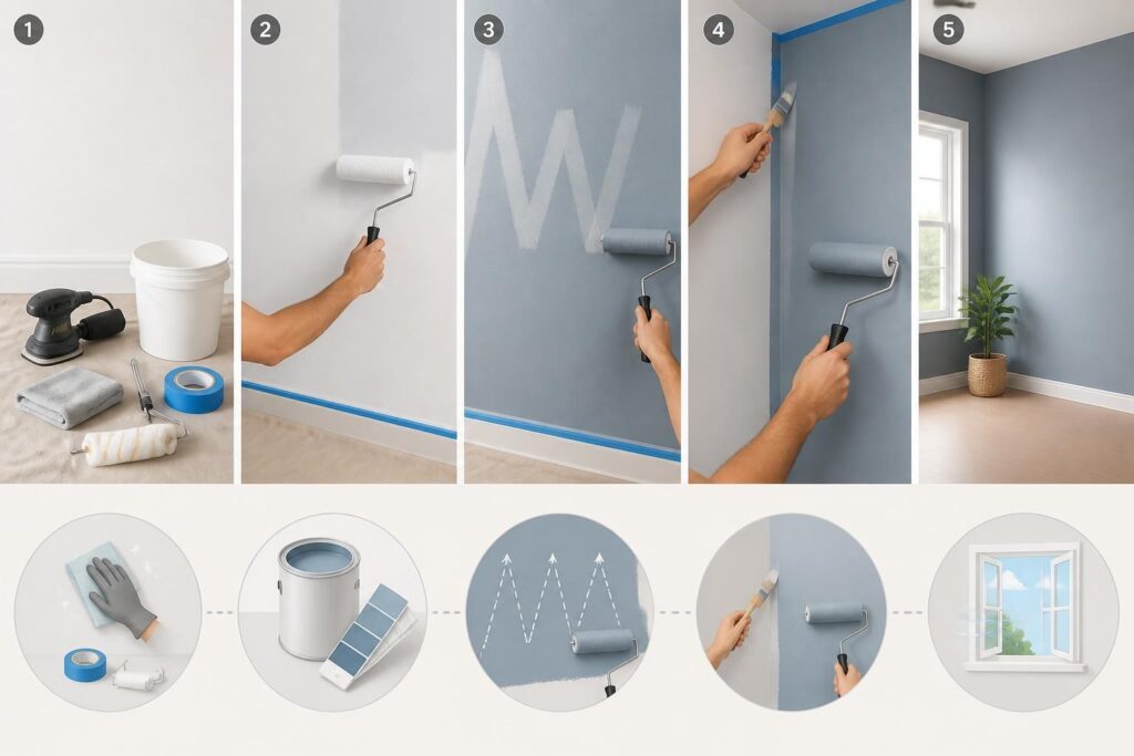 découvrez nos astuces efficaces pour repeindre un mur sans laisser de traces et obtenir un résultat lisse et uniforme facilement.