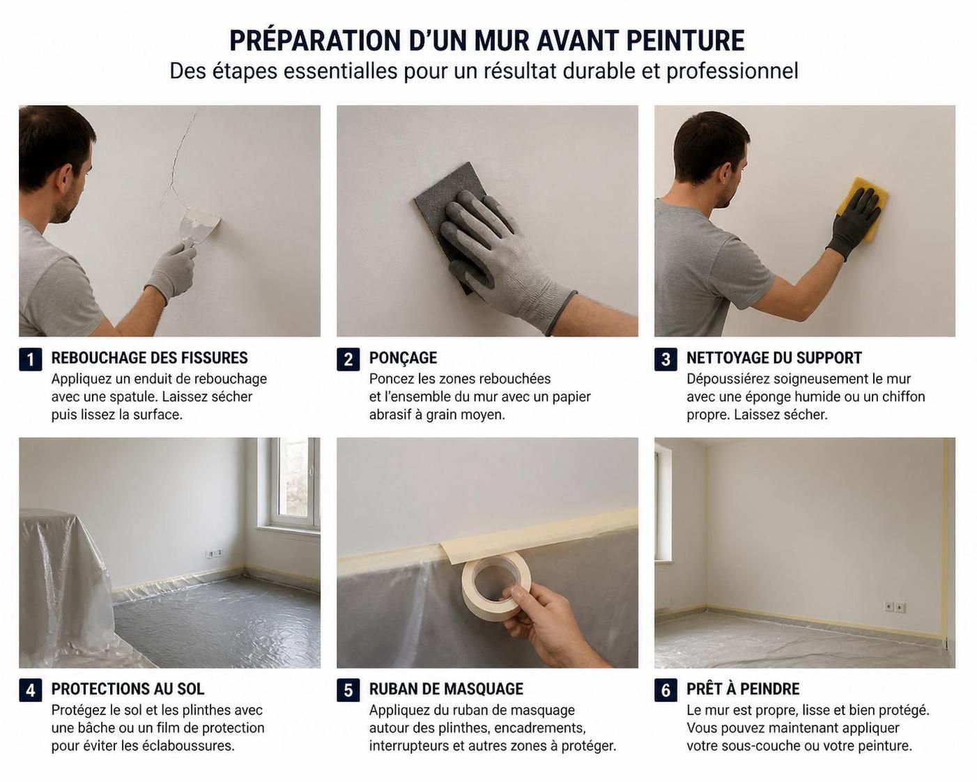 découvrez nos conseils pratiques pour repeindre un mur sans laisser de traces, et obtenez un résultat parfaitement lisse et professionnel facilement.