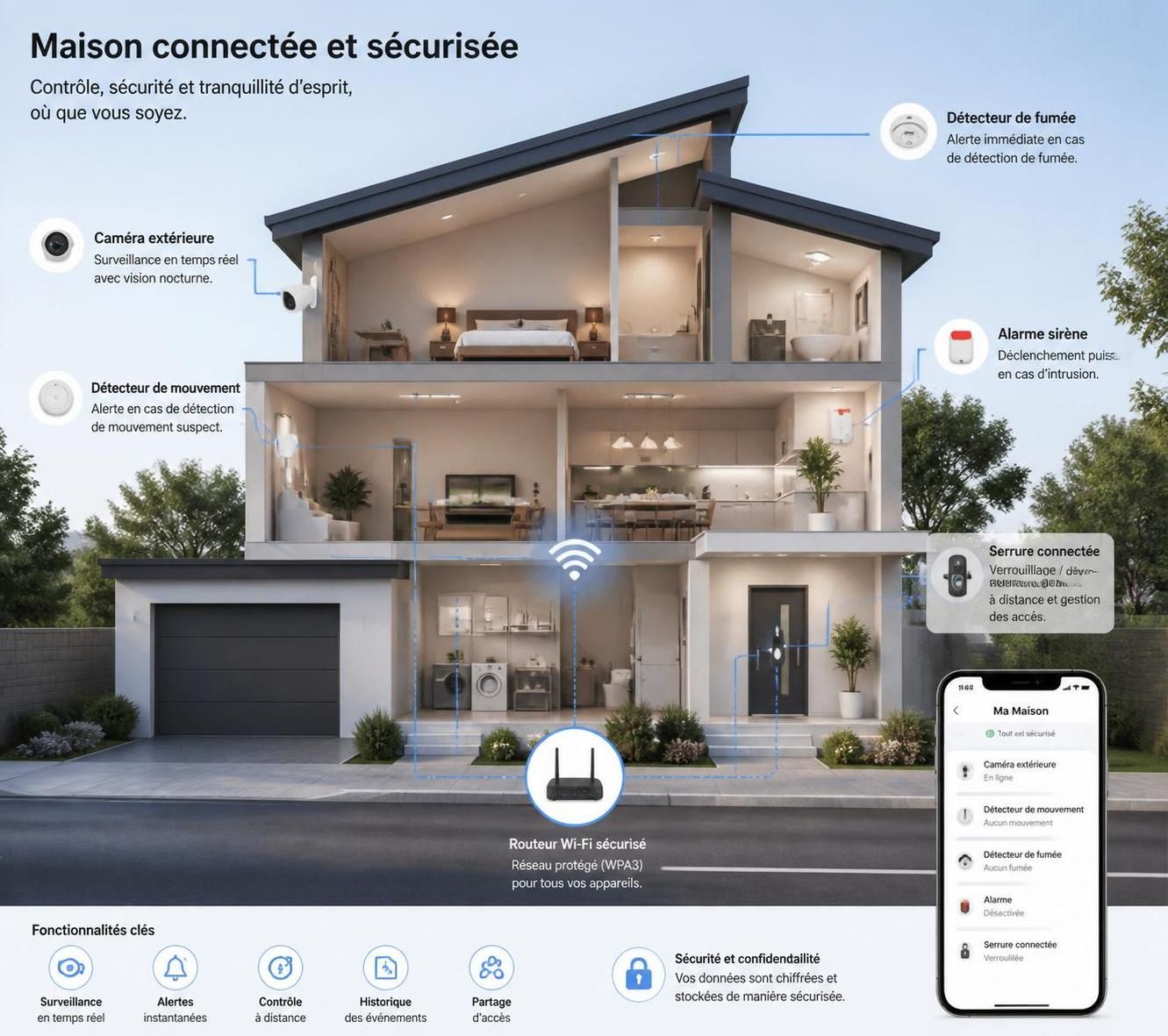 découvrez des conseils essentiels pour sécuriser votre maison connectée et protéger vos appareils intelligents contre les intrusions et les cyberattaques.