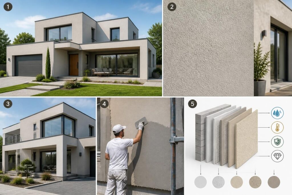 découvrez nos enduits façade modernes pour sublimer l'apparence de votre maison contemporaine avec finition élégante et durable.