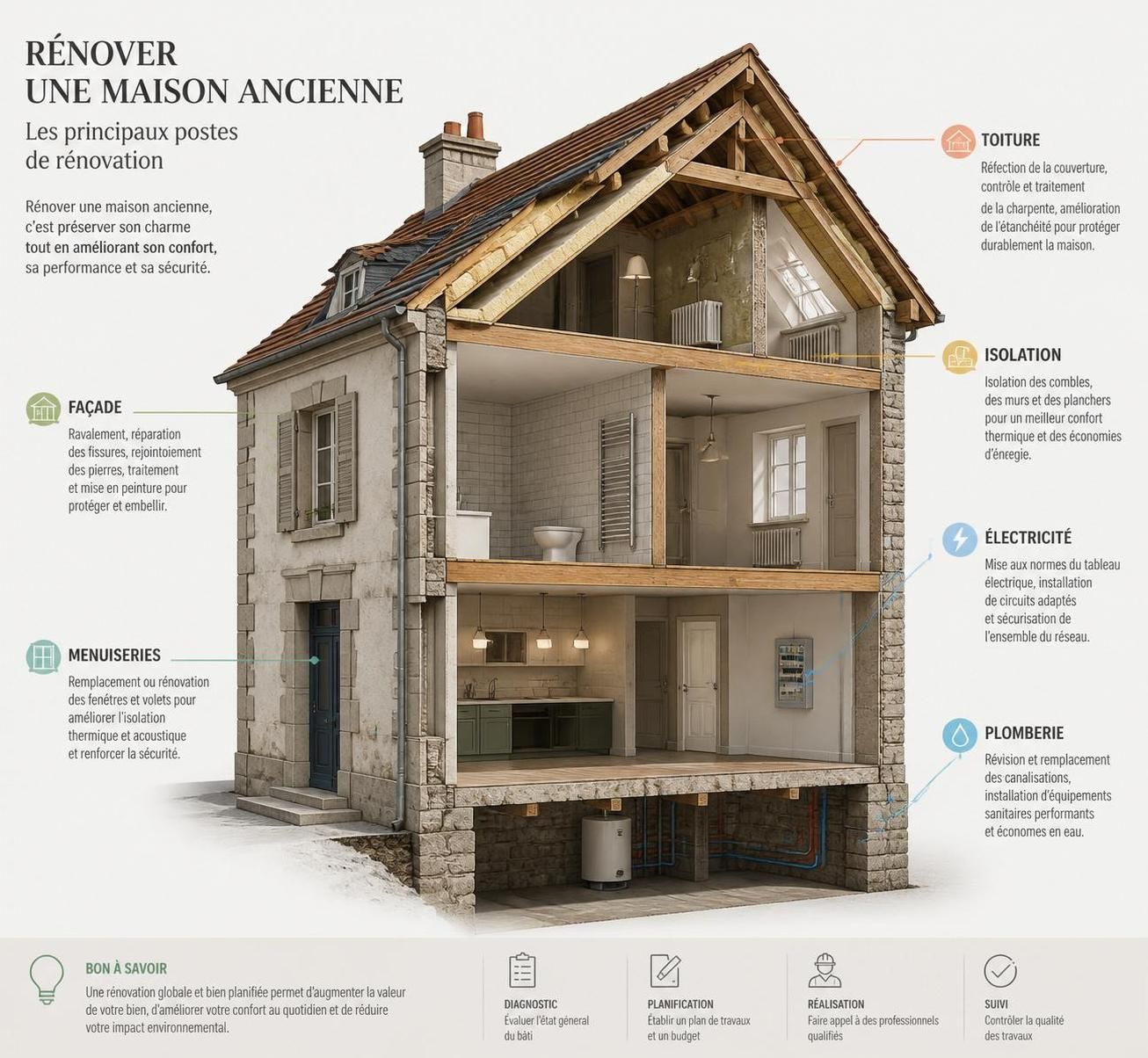 obtenez un exemple de devis pour la rénovation d'une maison ancienne, avec détails des coûts et prestations pour planifier efficacement vos travaux.