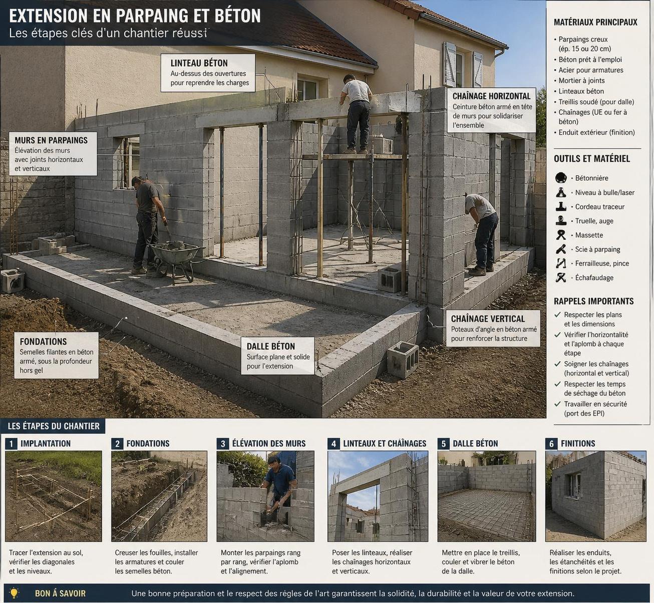 découvrez les prix au m² pour l'extension de maison et planifiez votre projet d'agrandissement en toute sérénité avec nos conseils et estimations détaillées.
