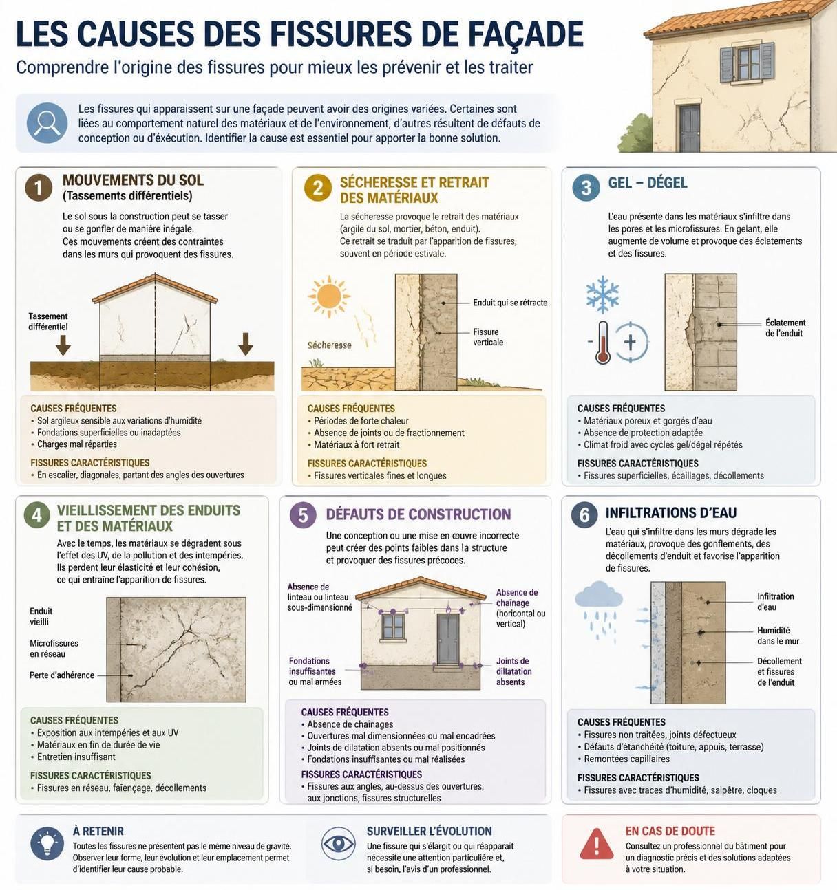 découvrez quand une fissure sur votre façade doit réellement vous inquiéter et quelles sont les actions à entreprendre pour garantir la sécurité et la durabilité de votre habitation.