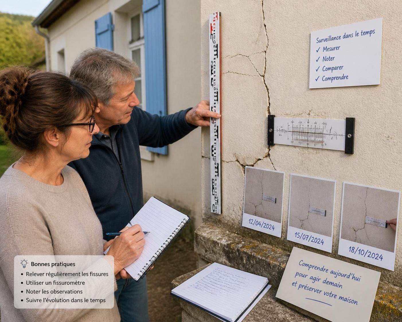 découvrez quand s'inquiéter face à une fissure sur la façade de votre maison et comment évaluer la gravité pour assurer la sécurité de votre habitation.