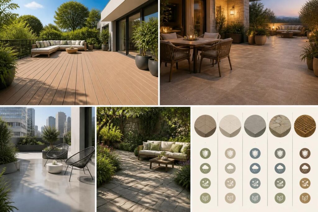 découvrez le meilleur revêtement pour terrasse extérieure, alliant durabilité, esthétique et facilité d'entretien pour sublimer votre espace extérieur.