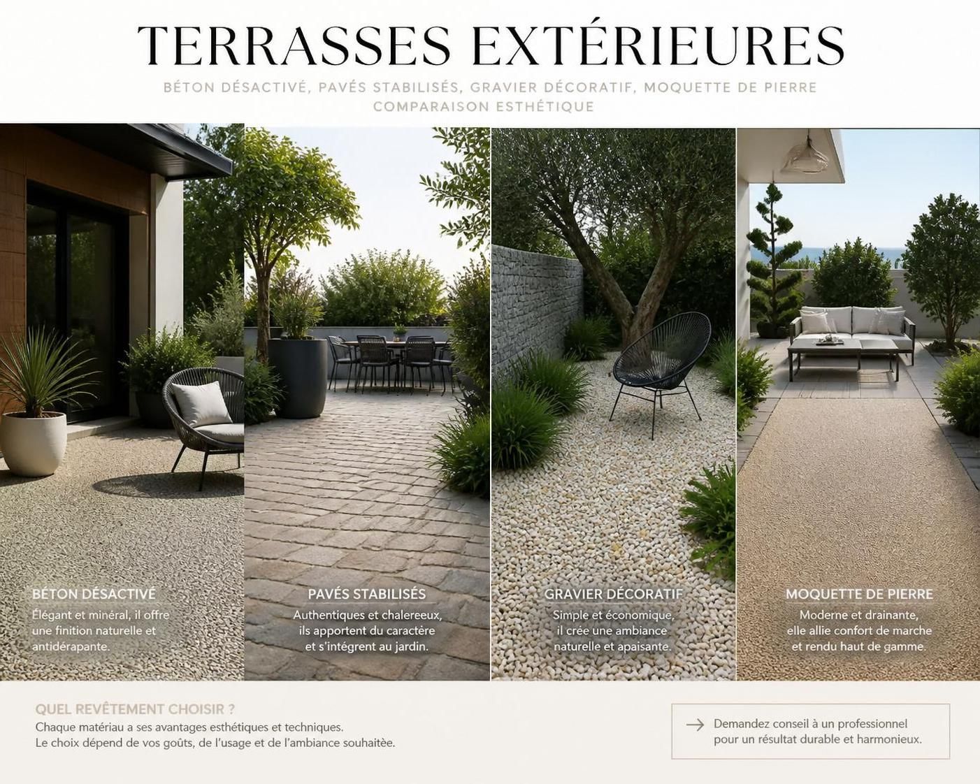 découvrez le meilleur revêtement pour terrasse extérieure alliant durabilité, esthétisme et facilité d'entretien pour créer un espace extérieur accueillant et confortable.
