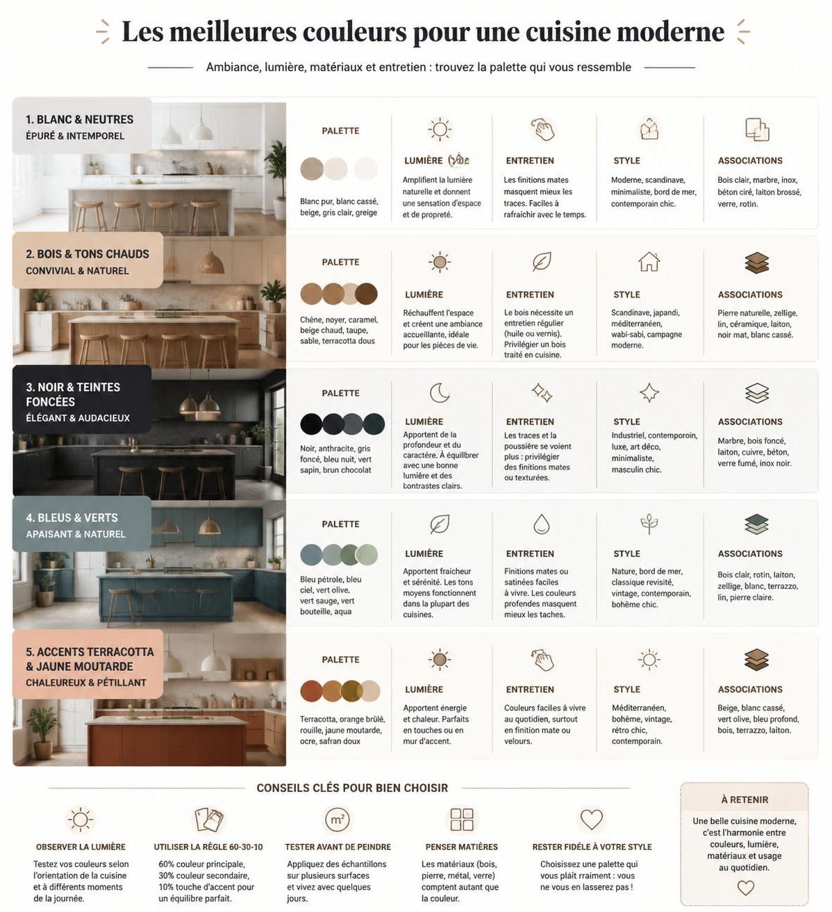 découvrez les meilleures couleurs pour une cuisine moderne, alliant esthétisme et fonctionnalité pour un espace tendance et accueillant.