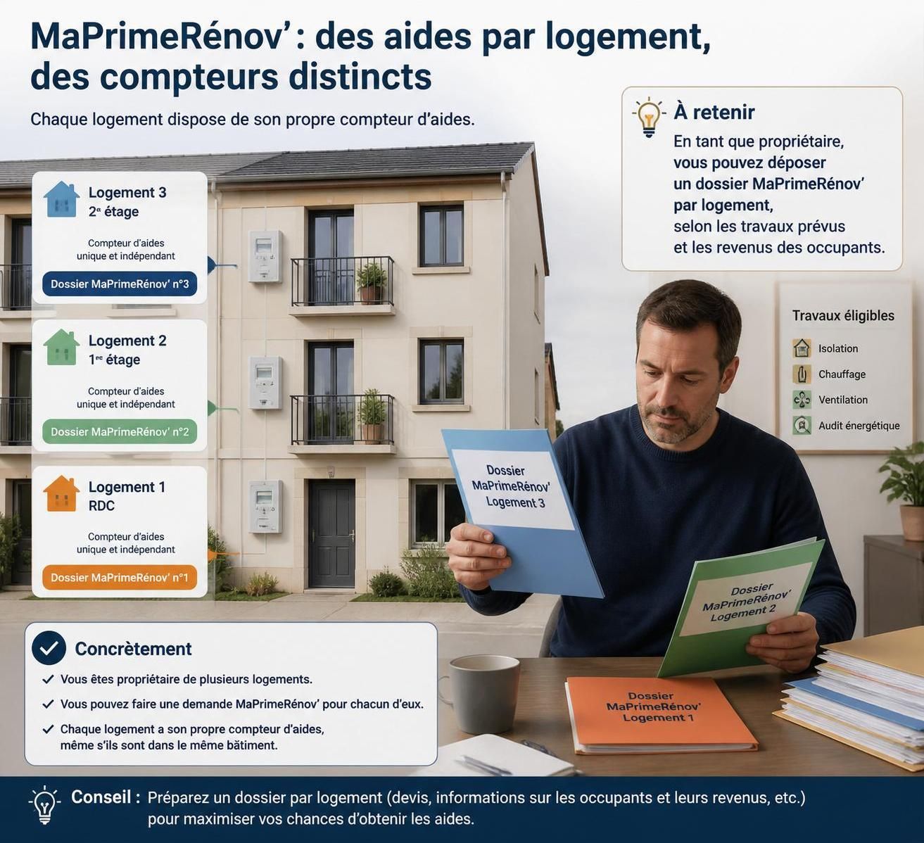 découvrez si vous pouvez cumuler plusieurs aides pour vos travaux de rénovation et optimisez vos financements grâce à nos conseils pratiques.