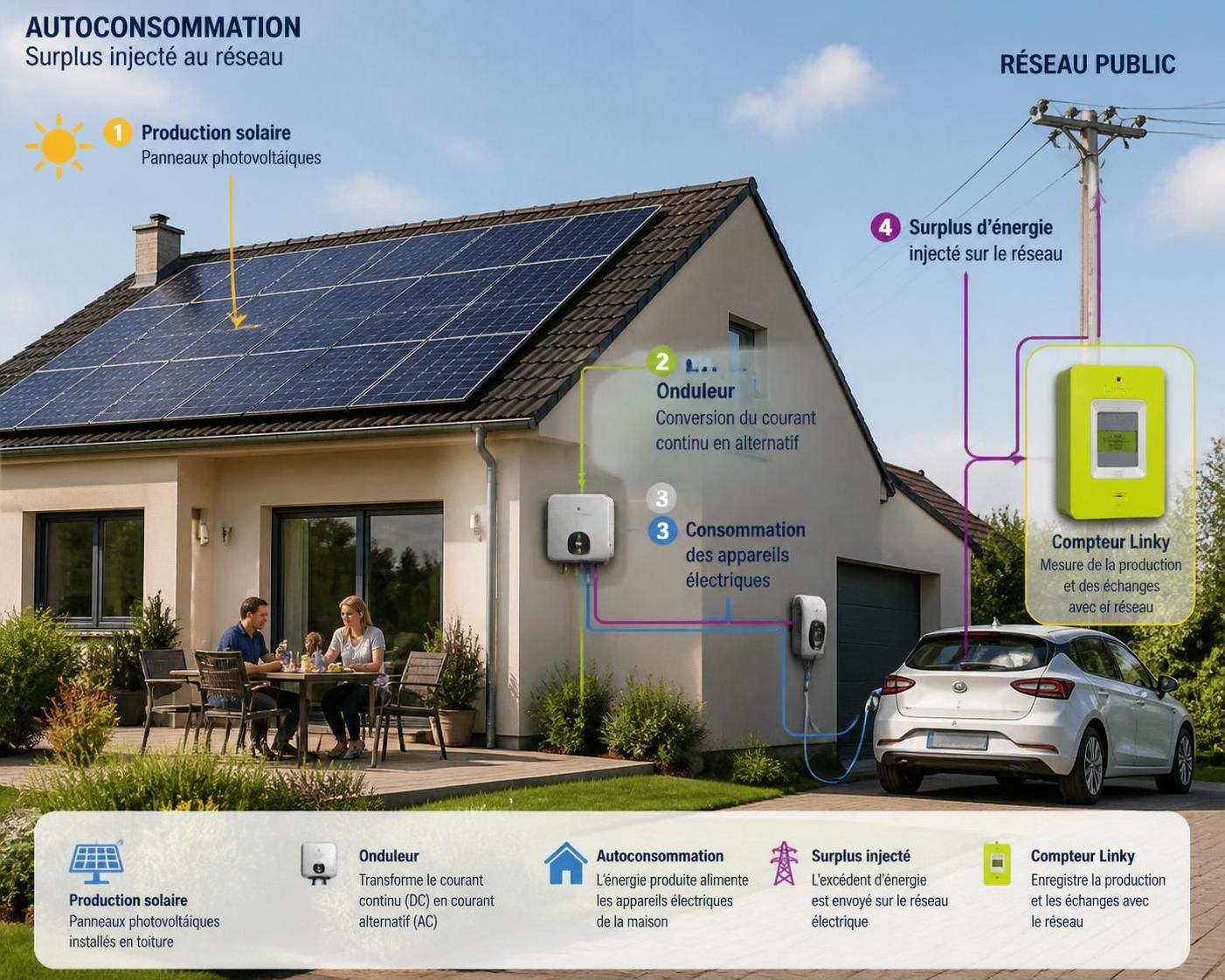 découvrez comment revendre votre électricité solaire, les étapes à suivre et les avantages financiers liés à la revente de l'énergie produite par vos panneaux solaires.