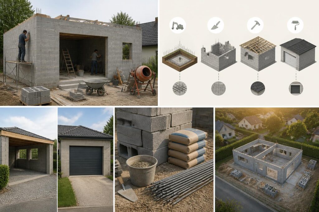 découvrez le prix de construction d'un garage en parpaing, les coûts détaillés et les facteurs influençant le budget pour bien planifier votre projet.