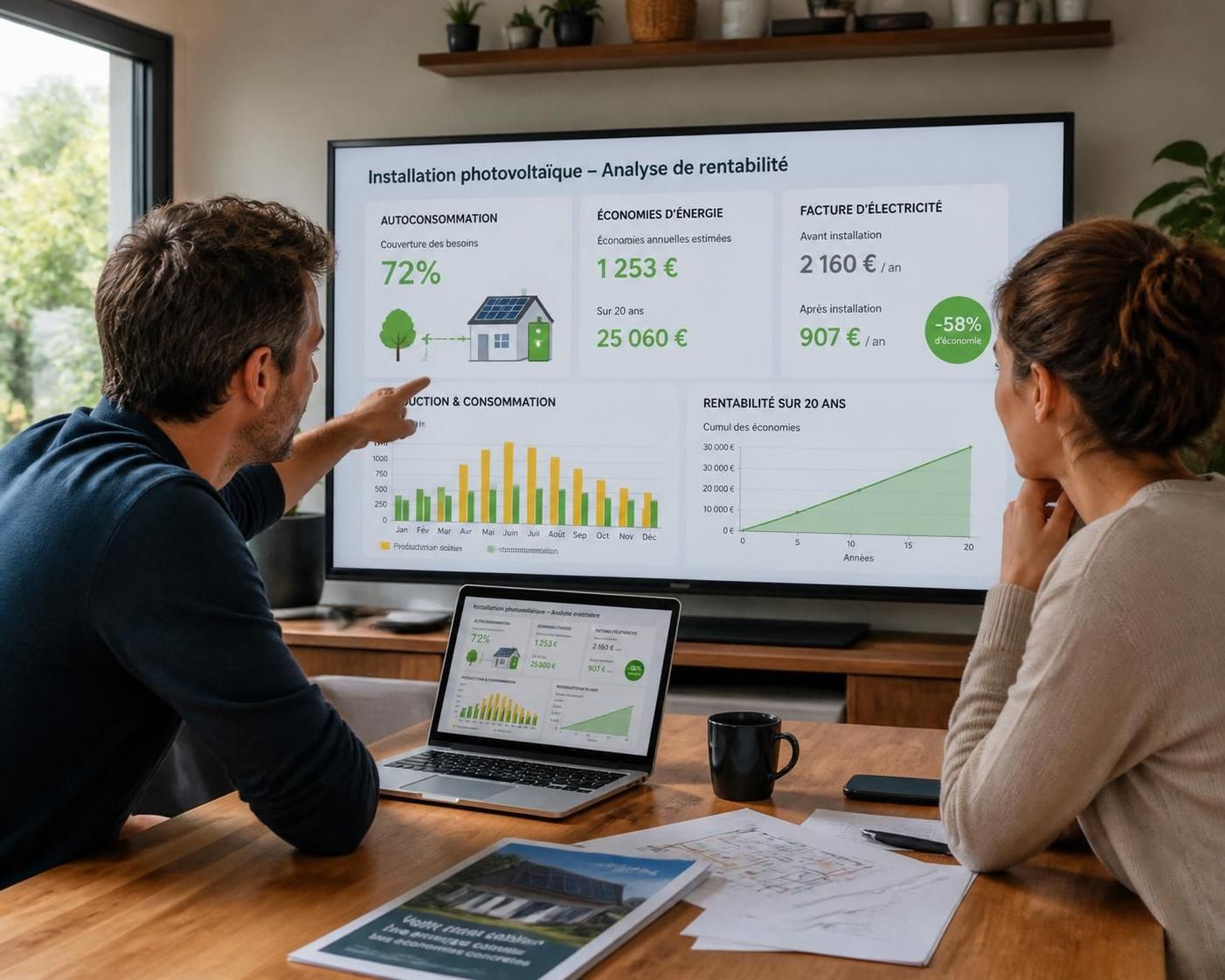 découvrez nos tarifs compétitifs pour l'installation de panneaux solaires en autoconsommation et réduisez votre facture d'électricité tout en préservant l'environnement.