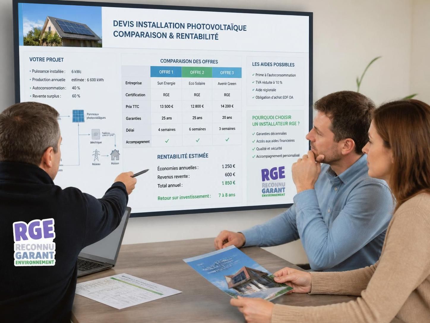 découvrez les prix d'installation des systèmes solaires en autoconsommation, bénéficiez d'économies d'énergie et réduisez votre facture grâce à des solutions solaires efficaces et durables.