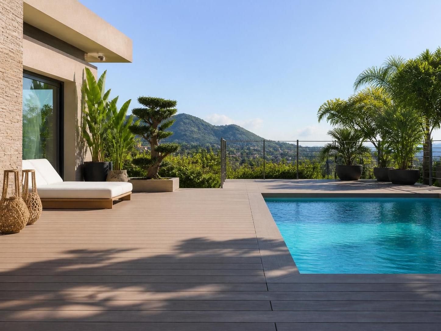 découvrez le prix au m2 d'une terrasse en bois composite et obtenez une estimation détaillée pour votre projet d'aménagement extérieur.
