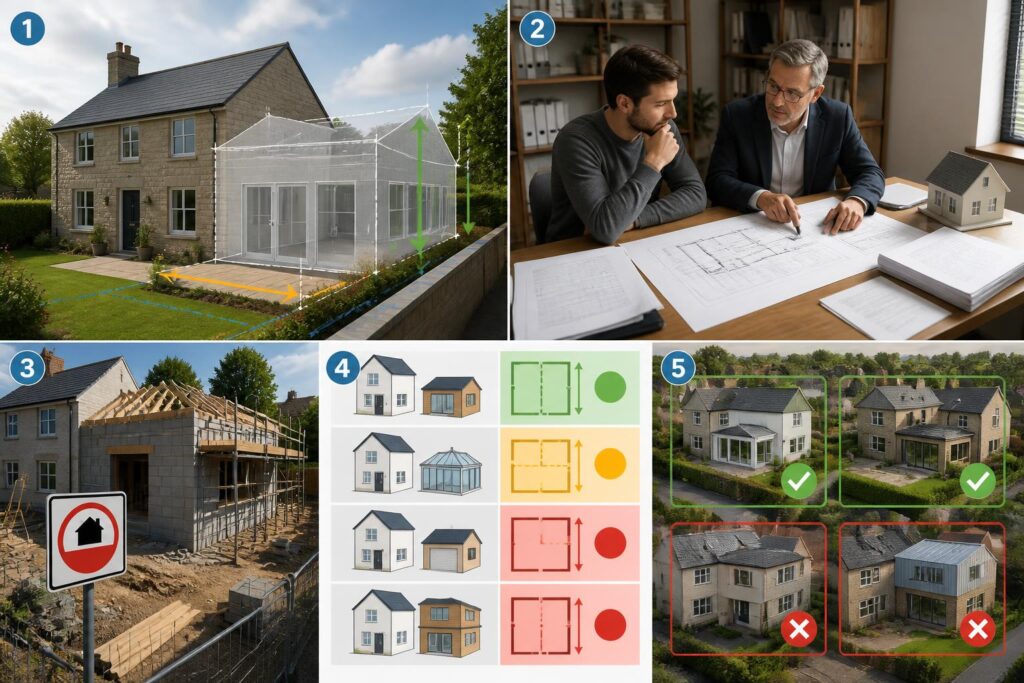 découvrez quand il est nécessaire d'obtenir un permis pour réaliser une extension de votre habitation, les démarches à suivre et les exceptions possibles.