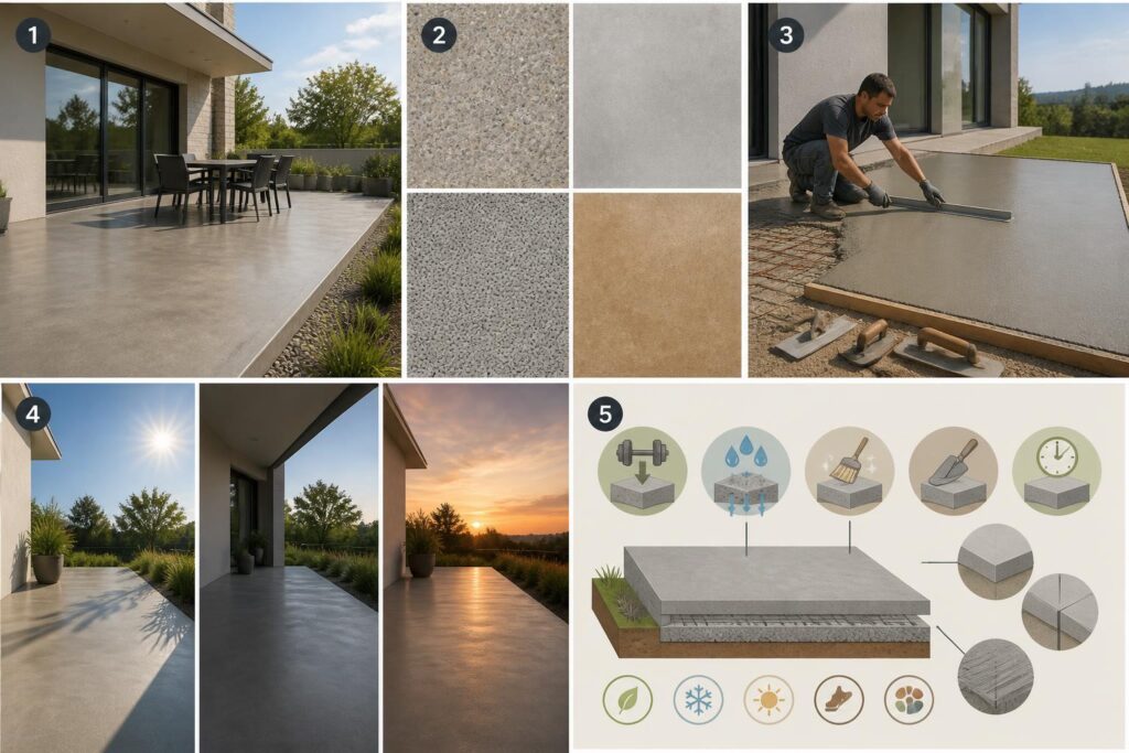 découvrez quel type de béton choisir pour construire une terrasse durable, esthétique et adaptée à vos besoins.