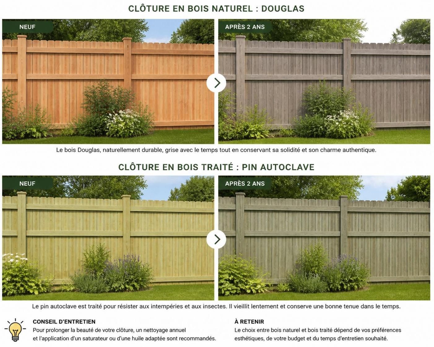 découvrez comment choisir une clôture sans entretien, durable et esthétique, adaptée à votre jardin pour allier praticité et beauté.