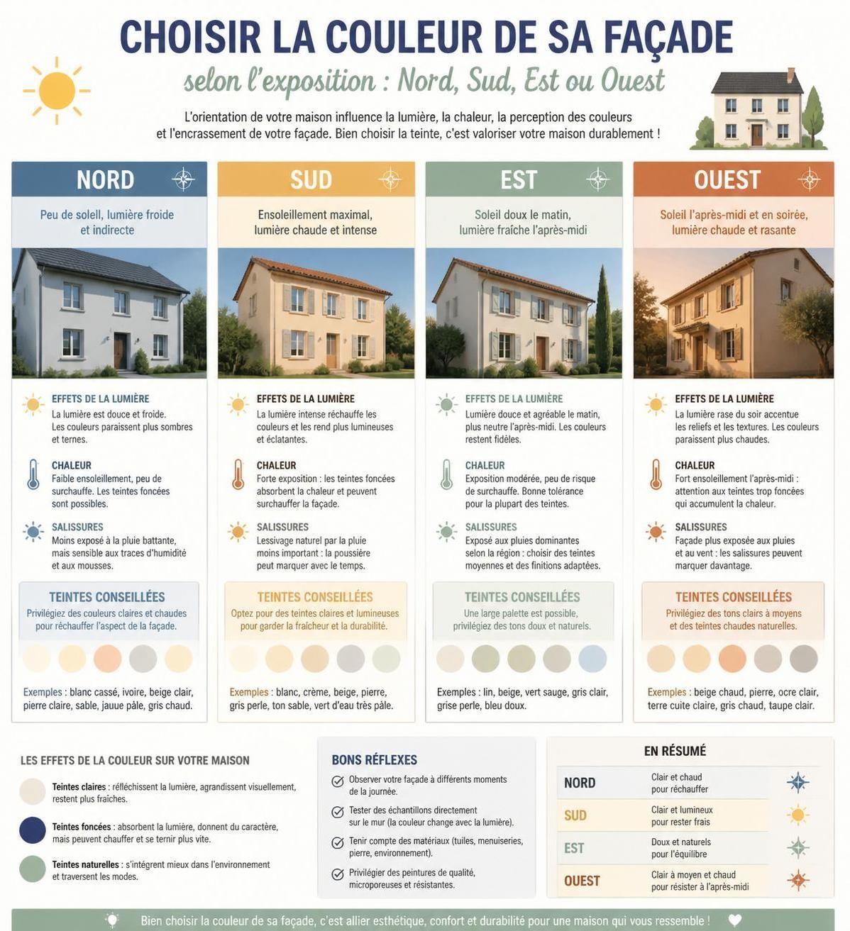 découvrez comment choisir la couleur idéale pour la façade de votre maison afin d'harmoniser esthétique et environnement.