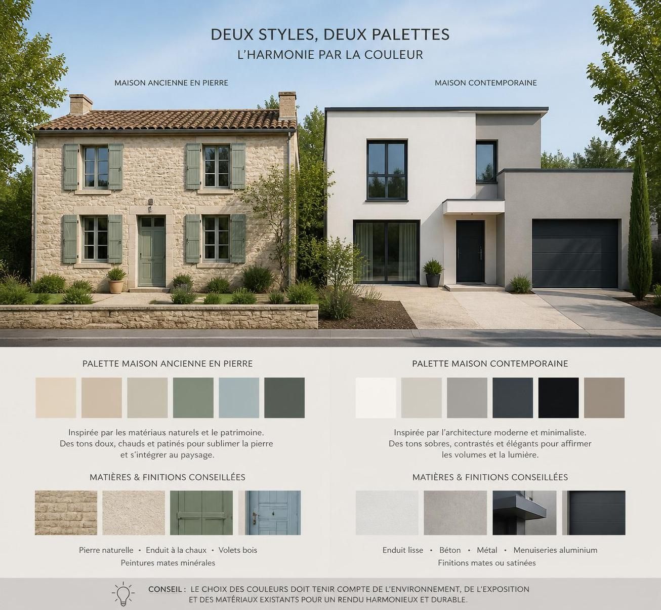 découvrez comment choisir la couleur idéale pour la façade de votre maison afin d'harmoniser esthétisme et style architectural.