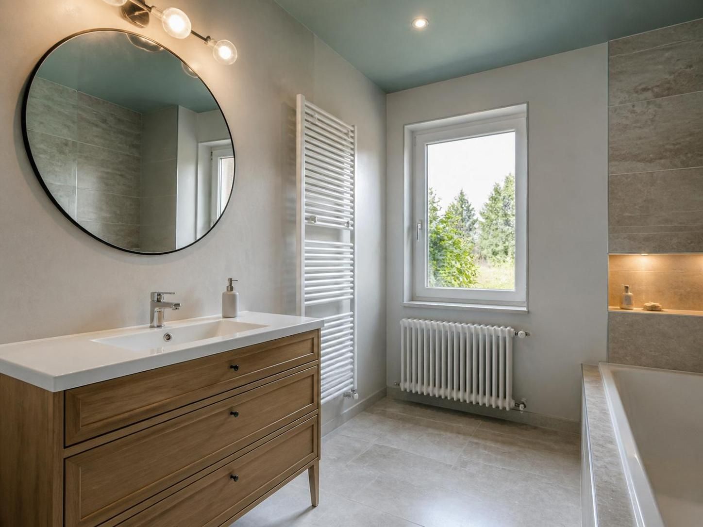 découvrez nos conseils pour choisir la peinture idéale pour votre salle de bain, résistante à l'humidité et facile à entretenir.