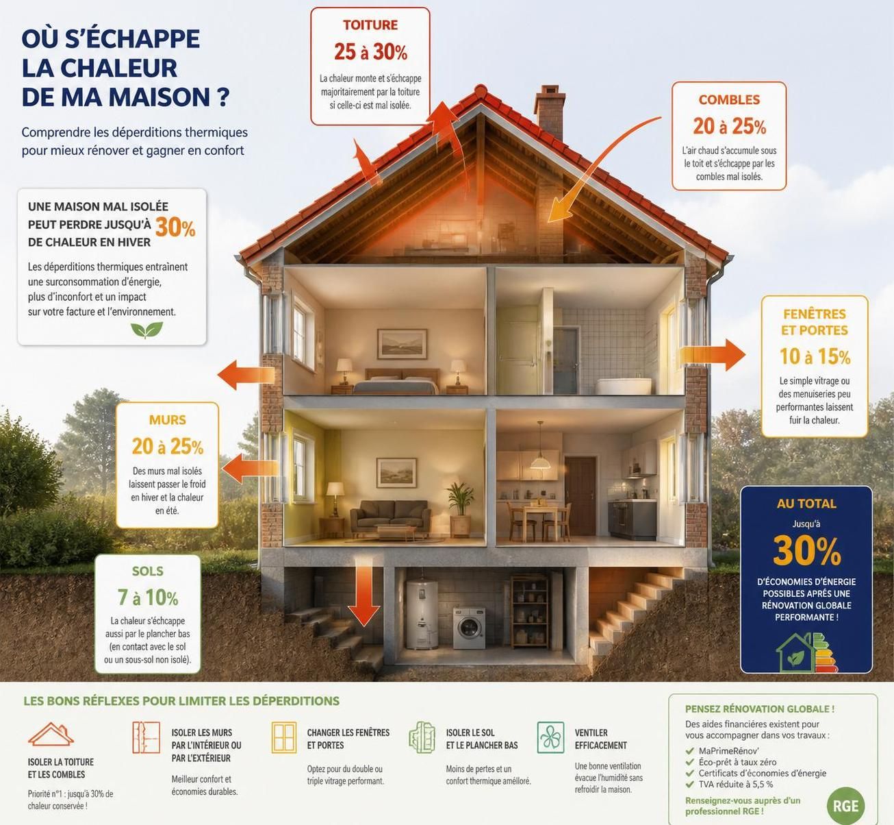 découvrez les différentes aides financières disponibles pour isoler votre maison et améliorer son efficacité énergétique.