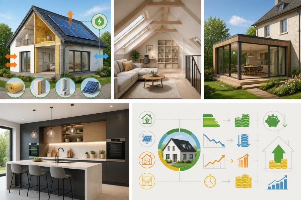 découvrez les travaux les plus rentables pour valoriser votre maison et optimiser votre investissement immobilier.